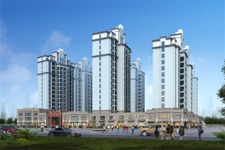 基泰福源3室2厅1卫104㎡，带俩车库